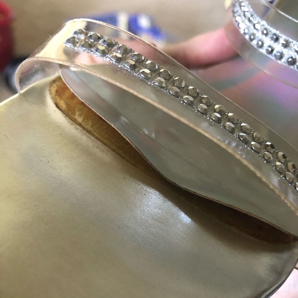 Rhinestone Slip On Heels - Picture 9 of 9